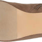 Botas femininas Journee Collection com zíper e cadarços elásticos, cano largo, conforto, bico redondo, salto agulha, marrom, tamanho 12M