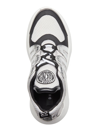 DKNY Women's LYNZIE Hiking Trail Sneakers Silver Size 6