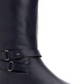Botas femininas Kindell de bico fechado e cano médio, tamanho 7 M, azul
