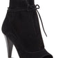 Botas Avera Peep Toe Slouchy Pretas Tamanho 5,5 M da Vince Camuto para Mulheres