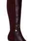 Botas femininas Alfani Arch Support com amortecimento Hakuu Almond Toe e salto gatinho, com zíper, tamanho 7,5 M, vermelhas