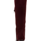 Botas femininas Alfani Arch Support com amortecimento Hakuu Almond Toe e salto gatinho, com zíper, tamanho 7,5 M, vermelhas