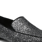 Donald J Pliner Mocassim Honey Fechado Feminino Prata/Preto Tamanho 7