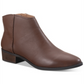 Botas femininas American Rag Jolene de couro, bico amendoado, marrom, tamanho 8 M
