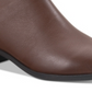 Botas femininas American Rag Jolene de couro, bico amendoado, marrom, tamanho 8 M