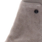 Botas de couro Bandolino femininas cinza Goring com amortecimento Bari bico fino salto cone zíper marrom tamanho 8 M