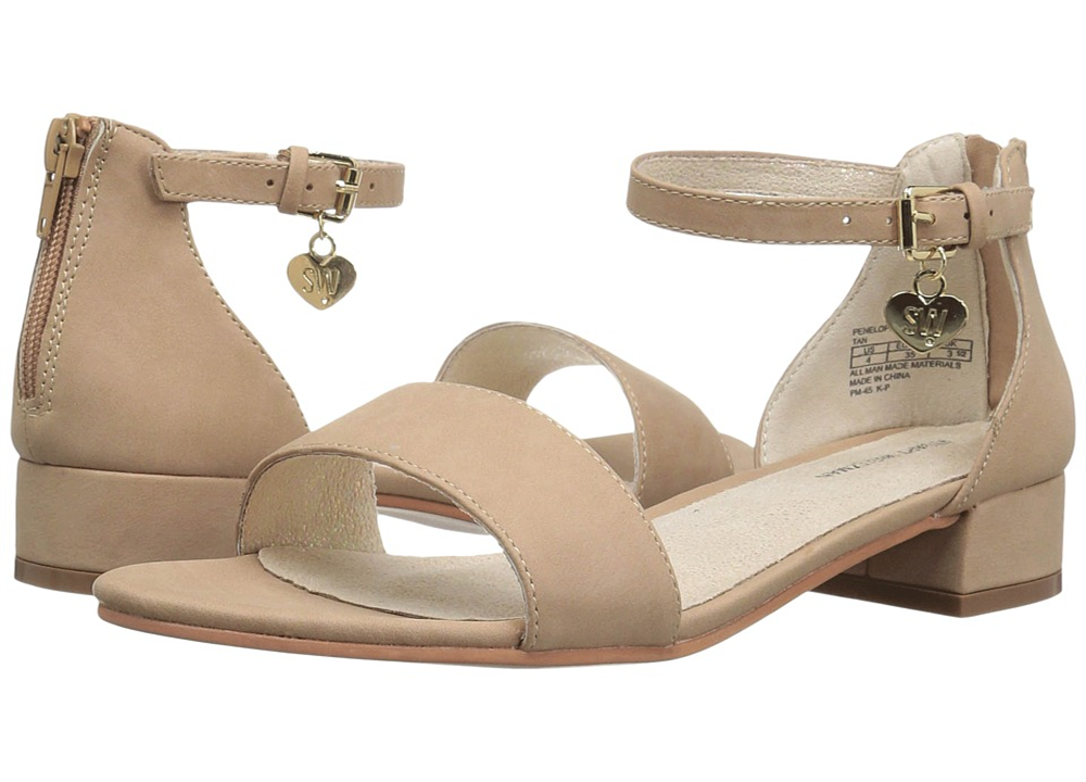 Sapatos Ivanka Trump Kids Stuart Weitzman Penelope Nola Marrom Tamanho 4 M