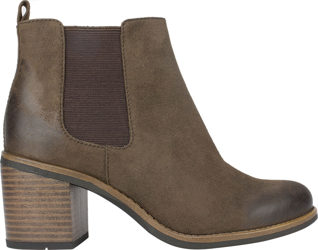 Botas femininas de camurça sintética Destiny da White Mountain, marrom, tamanho 6 M