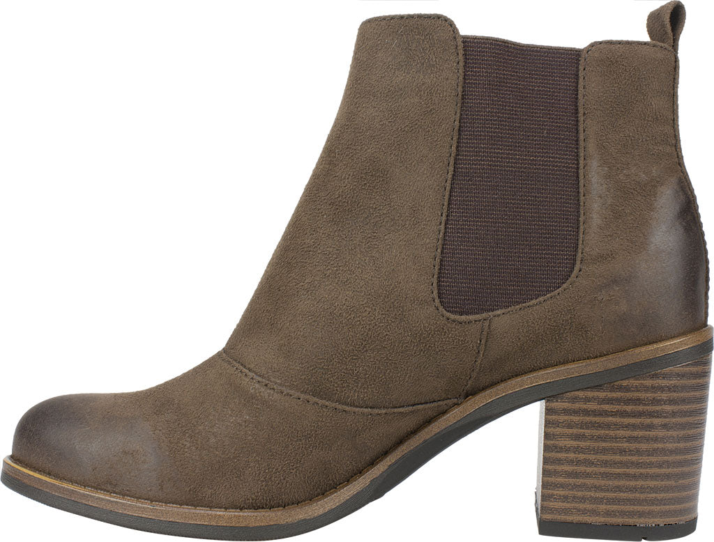 Botas femininas de camurça sintética Destiny da White Mountain, marrom, tamanho 6 M