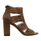 Sandálias femininas INC International Concepts Karenna Open Toe para ocasiões especiais, marrom, tamanho 8 M