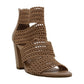 Sandálias femininas INC International Concepts Karenna Open Toe para ocasiões especiais, marrom, tamanho 8 M
