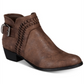 Botas femininas Audra AR35 com zíper, marrom, taupe, 5,5