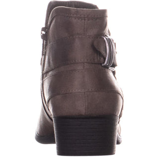 Botas femininas Audra AR35 com zíper, marrom, taupe, 5,5