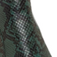 INC International Concepts Sapatos Femininos Floriann Couro Biqueira Amêndoa Tornozelo Moda Verde Tamanho 9M