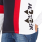 Camiseta Tommy Hilfiger Feminina com Logo Lateral Colorblock, Branca, Tamanho Médio