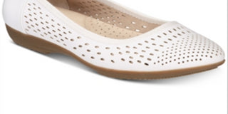 Cliffs by White Mountain Carrie Flat Branco Feminino Tamanho 8H