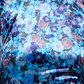Vestido midi com estampa floral de veludo Heartland da Free People, tamanho pequeno, azul