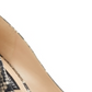 Sapatos femininos Nine West Croc Embossed Tatiana Leather Pump Preto Tamanho 7 M