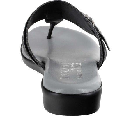 Sandálias femininas Cadenza Slide Tuscany by Easy Street, pretas, tamanho 10