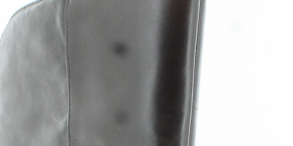 Bota Fadora Feminina de Couro com Bico Redondo, Inc International Concepts, Preta