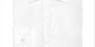 Camisa social masculina Alfani Big &amp; Tall Bedford com botões e gola alta, branca, tamanho 20x34-35