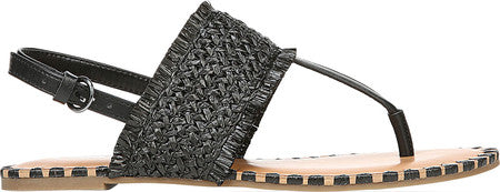 Sandália Jayne Thong Feminina Carlos By Carlos Santana Preta Tamanho 7,5 M