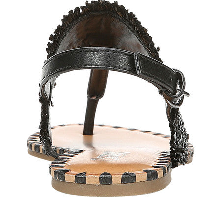 Sandália Jayne Thong Feminina Carlos By Carlos Santana Preta Tamanho 7,5 M