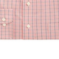 Camisa social masculina com gola quadrada mini CLUBROOM rosa tamanho 15-32/33
