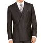 Jaqueta masculina Tallia de abotoamento simples, preta, tamanho 40S