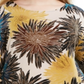 Blusa feminina Alfani Plus com estampa de manga dolman, amarela, tamanho 2X