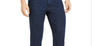 DKNY Men's Denim Mid-Rise Straight Leg Jeans Blue Size 33X32