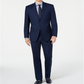 Terno masculino Marc New York Modern Fit Stretch Birdseye azul tamanho 38