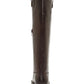 INC International Concepts Sapatos de montaria femininos Fawne Wide Calf Leather, marrom, tamanho 7,5 m