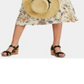 Vestido feminino sem mangas com decote em V e bainha MIDI, cor marfim, tamanho P, FREE PEOPLE