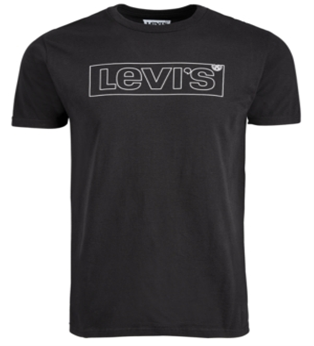Camiseta Levi's Masculina Logo Crewneck Preta Tamanho P