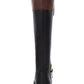 Karen Scott Deliee2 Botas de montaria largas femininas, pretas, tamanho 8,5 m