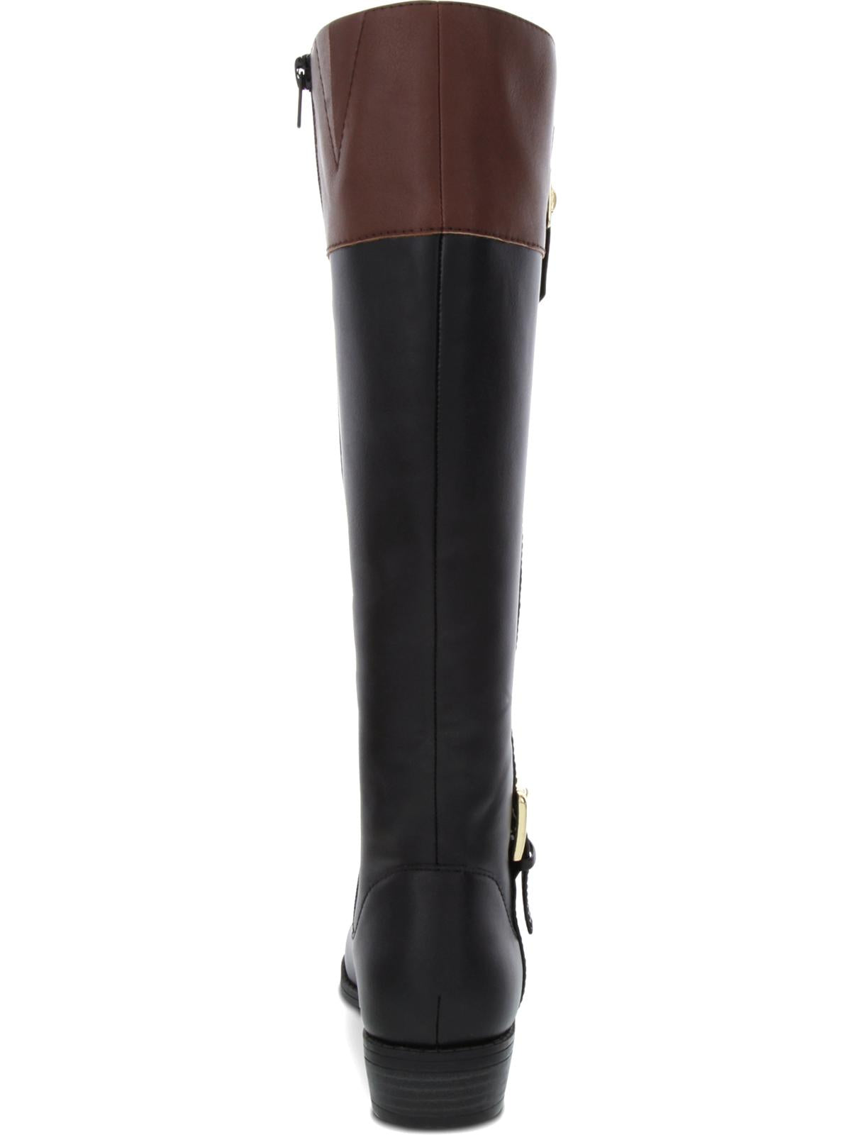 Karen Scott Deliee2 Botas de montaria largas femininas, pretas, tamanho 8,5 m