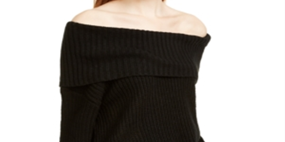 Suéter American Rag Junior's Cowlneck Preto Tamanho X-G