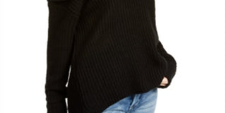 Suéter American Rag Junior's Cowlneck Preto Tamanho X-G