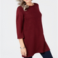 Suéter Karen Scott Marled com gola canoa, vermelho, tamanho P