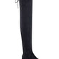 Bota de montaria feminina Marc Fisher Mfhumor2, preta, 8,5