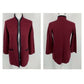 Cardigan Alfani Feminino Eyelash Trim Vermelho Tamanho P