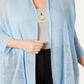 Alfani Kimono Feminino Plus Size com Frente Aberta Azul Tamanho 3X