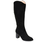 Bota Parrish de cano largo Journee Collection para mulheres, tamanho 10M, preta