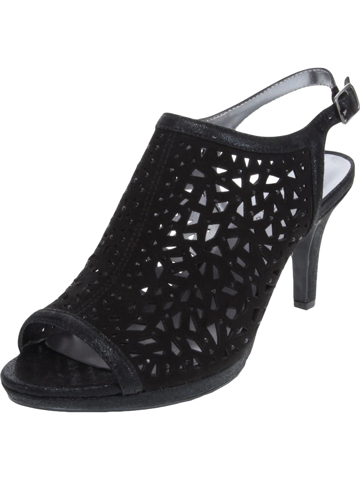 Karen Scott Blairr Microsuede Salto Alto Feminino Preto Tamanho 7,5 M