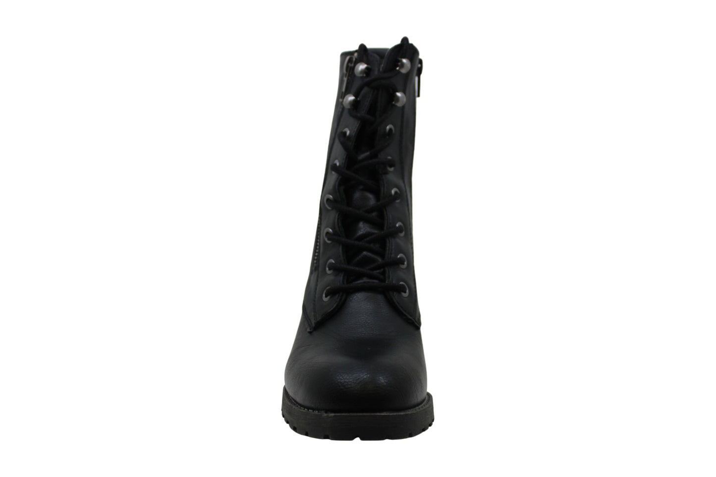 Botas de combate femininas American Rag Sloanie com bico fechado e tornozelo, pretas, tamanho 9,5 m