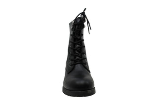 Botas de combate femininas American Rag Sloanie com bico fechado e tornozelo, pretas, tamanho 9,5 m