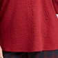 Top feminino plus texturizado Charter Club vermelho tamanho 3X
