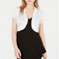 Robbie Bee Cardigan Feminino de Malha Branco Tamanho Pequeno G