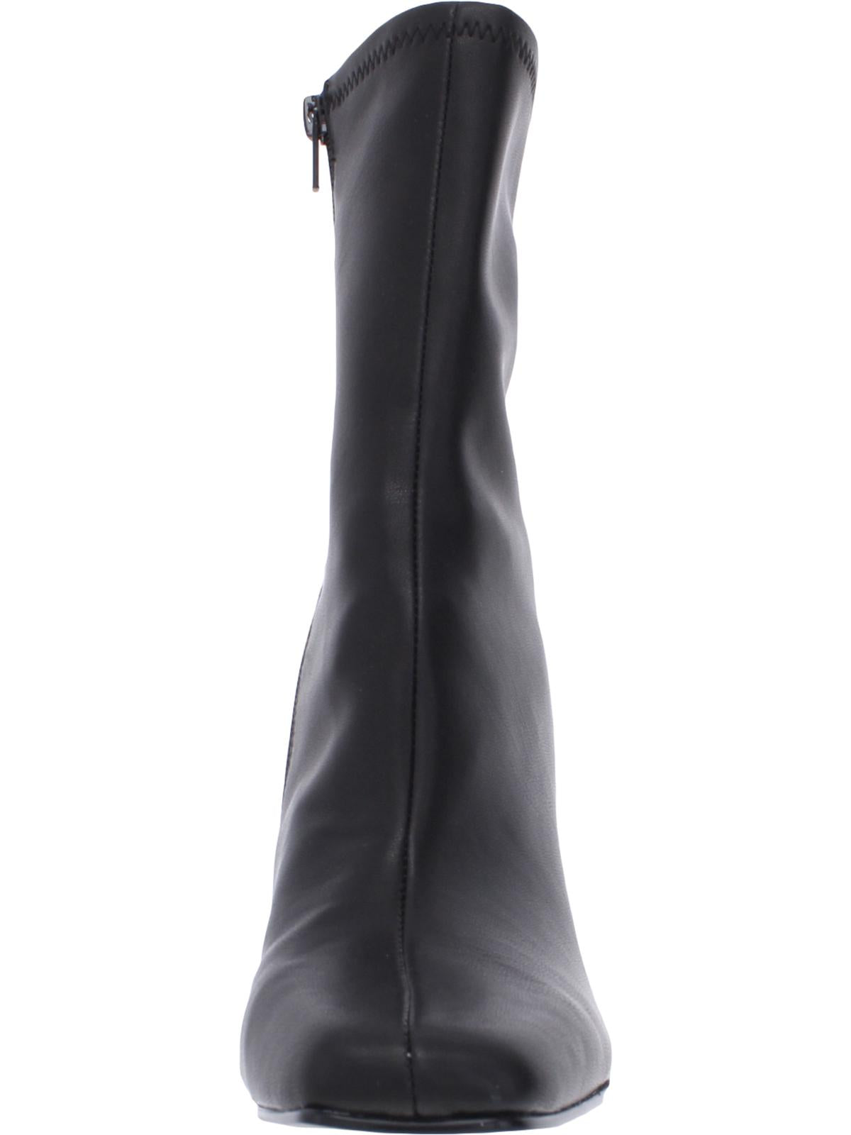 Botas de cano curto femininas Steve Madden Fulton com palmilha acolchoada, pretas, tamanho 11 M